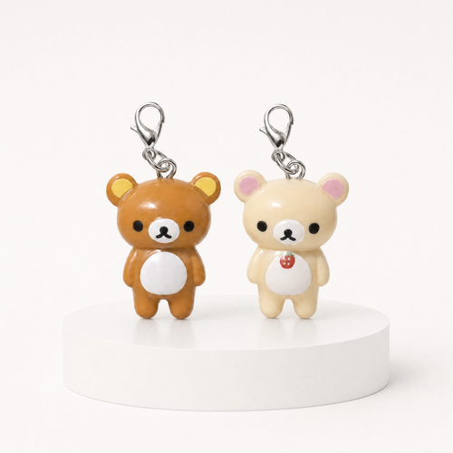 Mama & Baby Bear Duo Charm Set